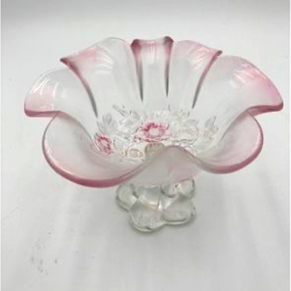 Vintage Mikasa Bella Rose Compote - Picture 1 of 4